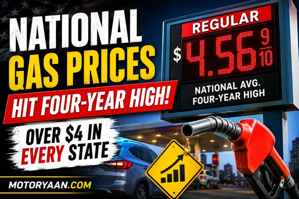 Gas Prices Hit Four Year High