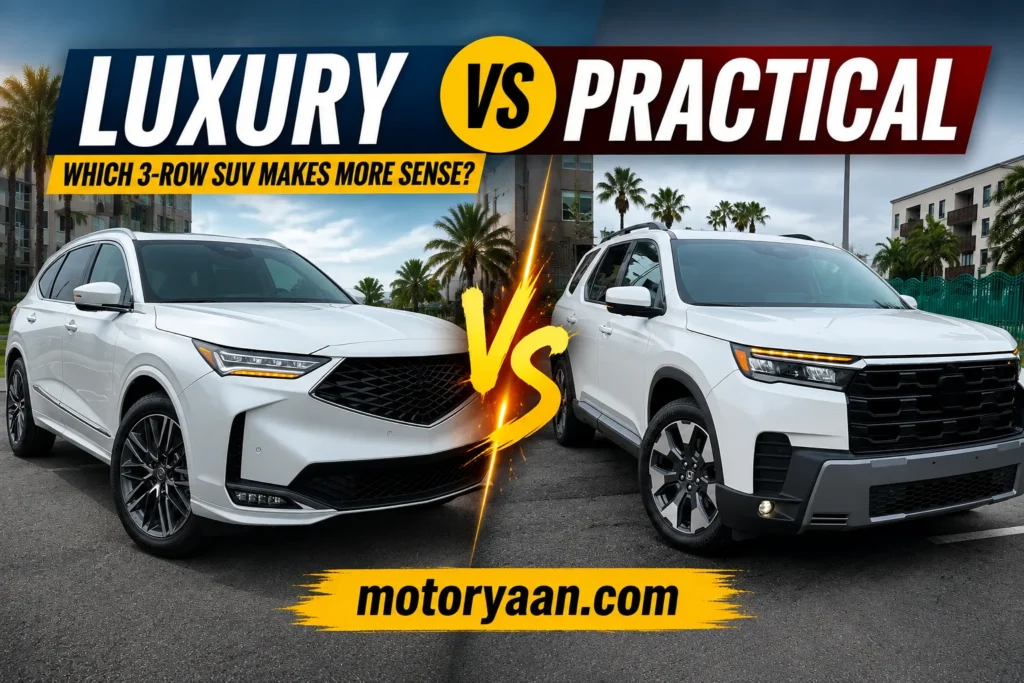 2026 Acura MDX vs 2026 Honda Pilot