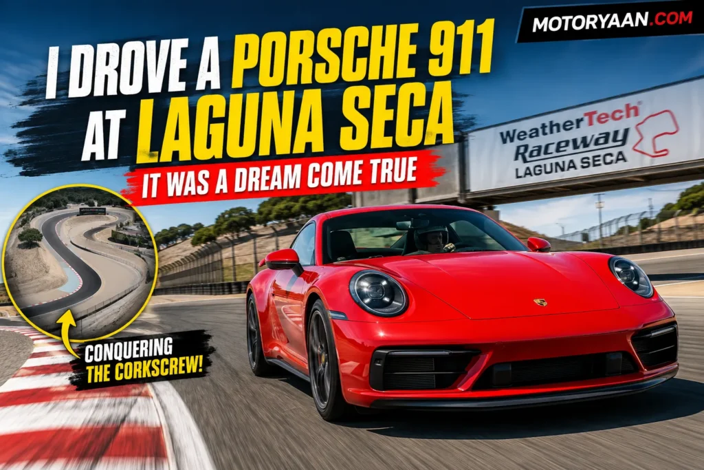 Porsche 911 at Laguna Seca