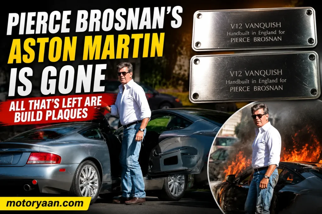 Pierce Brosnan’s Aston Martin Vanquish