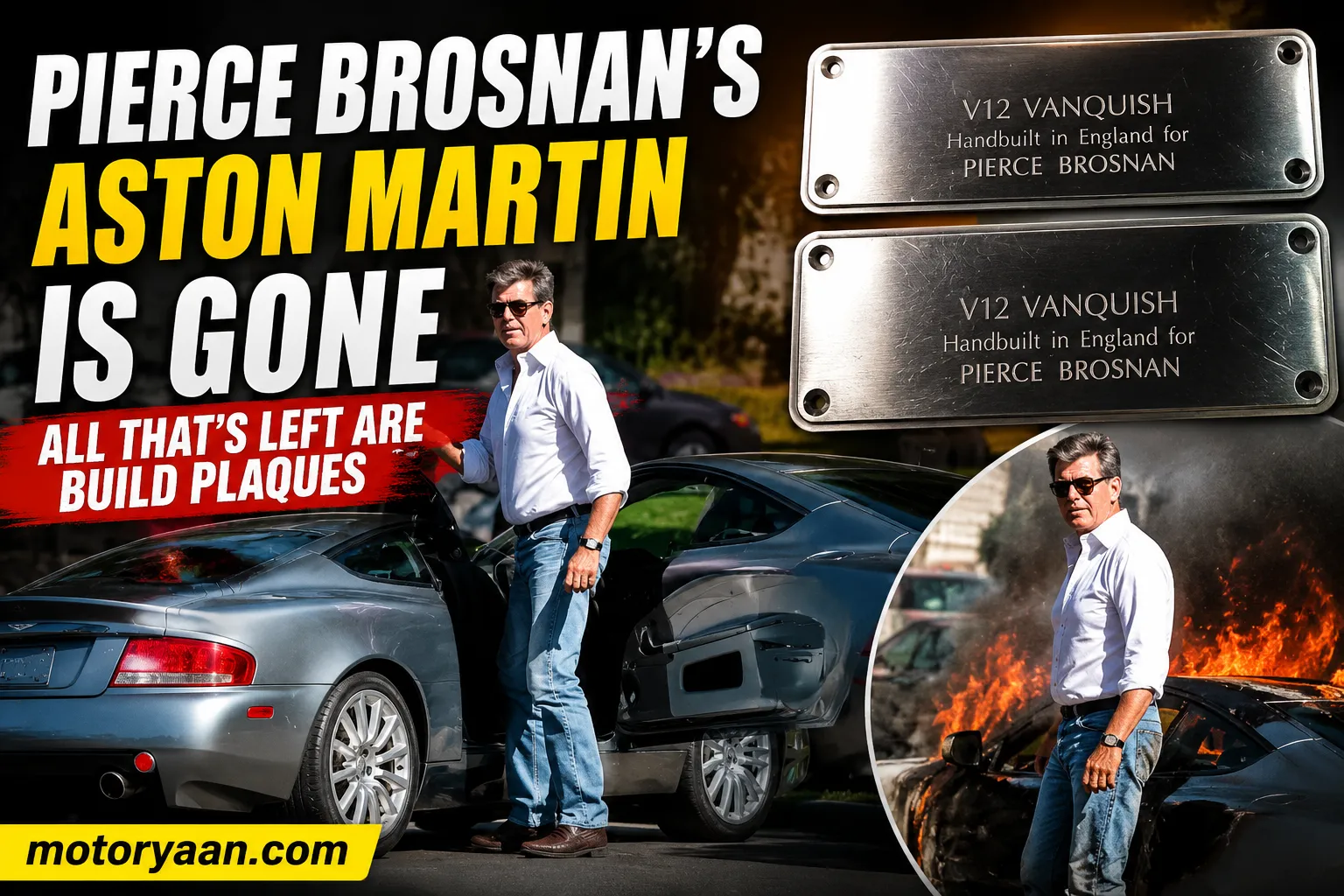 Pierce Brosnan’s Aston Martin Vanquish