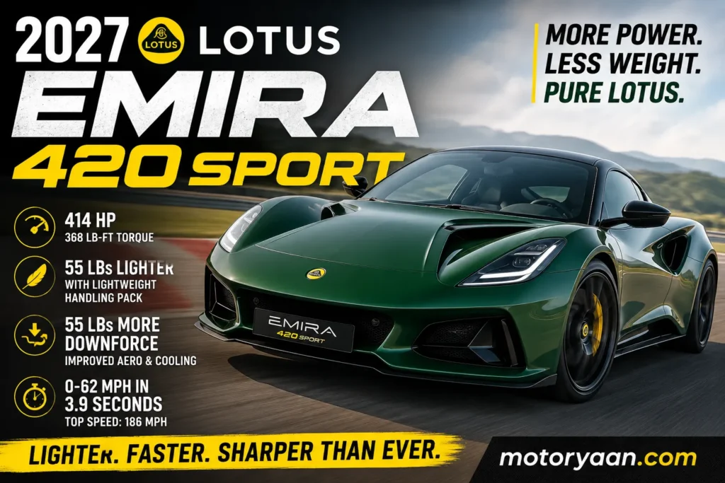 2027 Lotus Emira 420 Sport