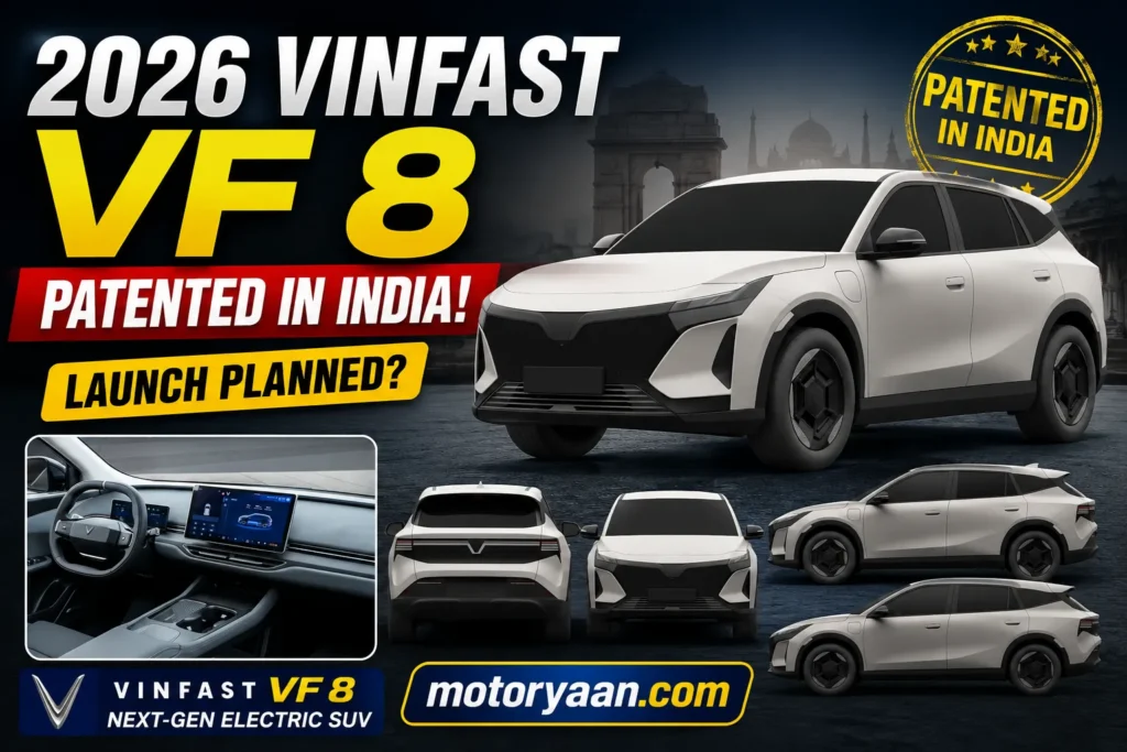 2026 VinFast VF 8 Patented In India