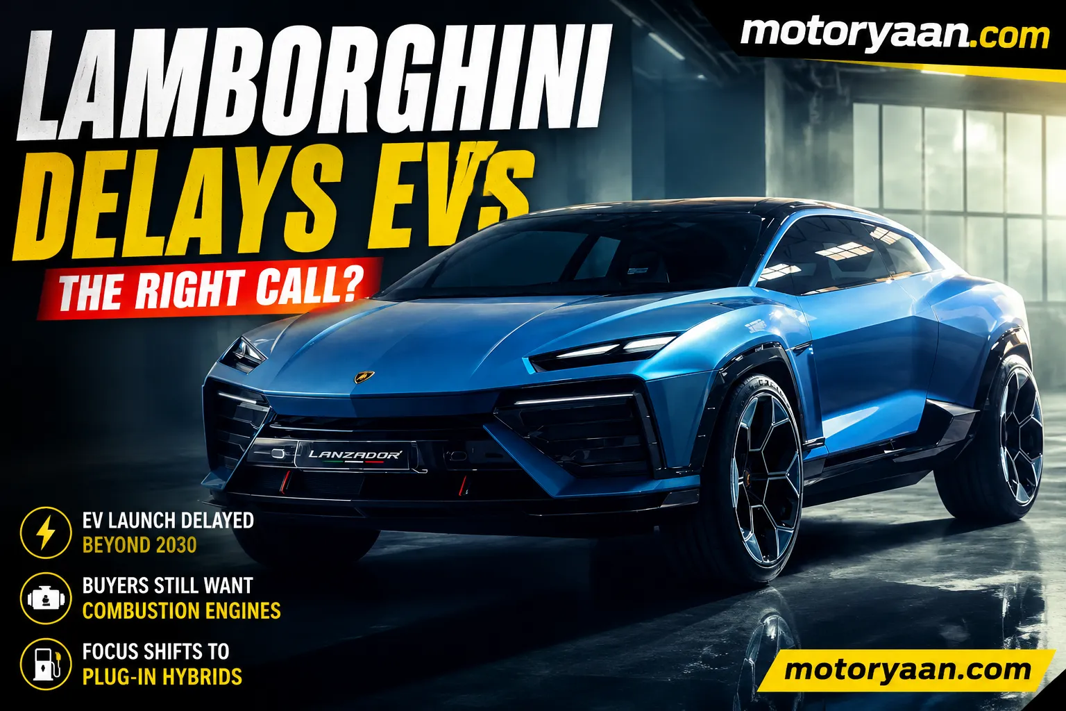 Lamborghini EV delay