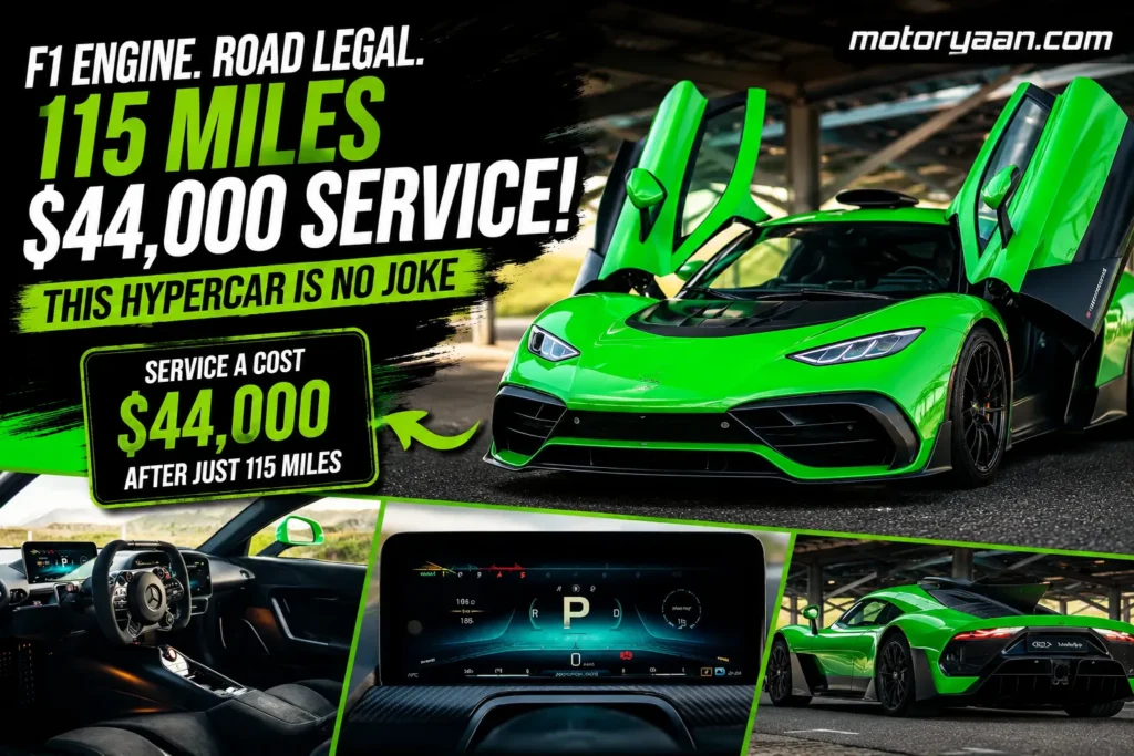 Mercedes AMG One $44,000 service