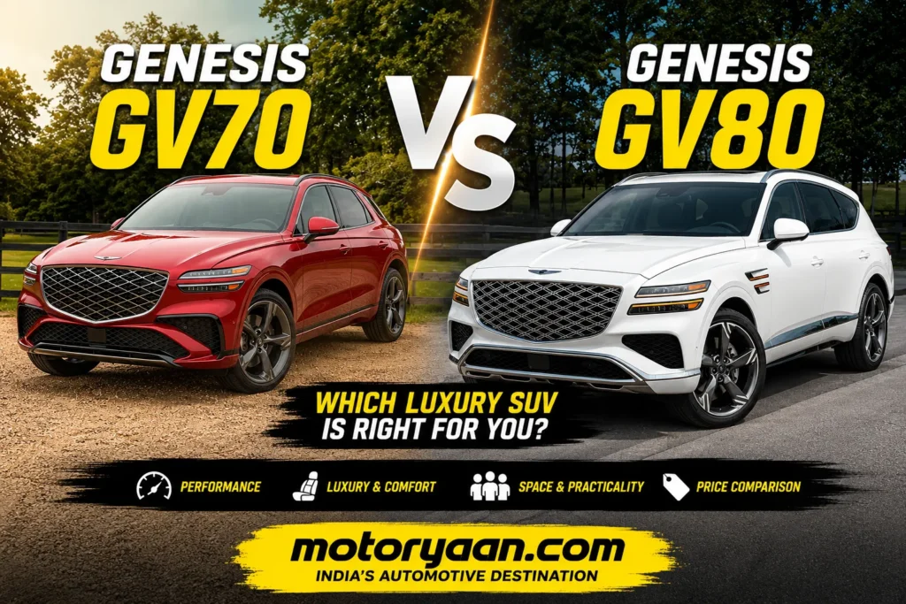 2026 Genesis GV70 vs GV80 Comparison