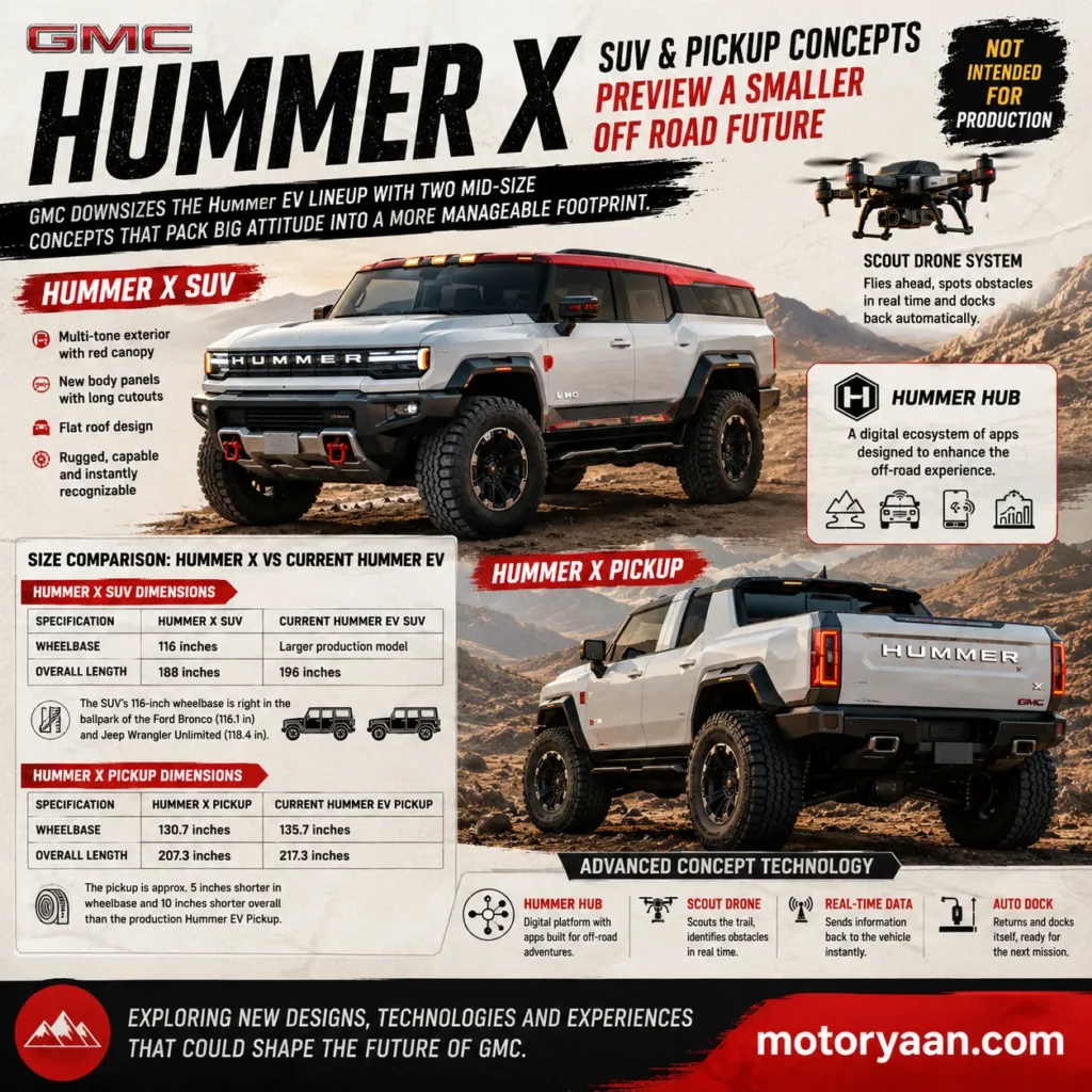 GMC Hummer X SUV and Pickup Concepts