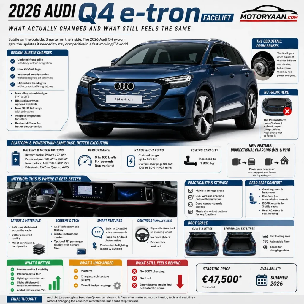 2026 Audi Q4 e-tron Facelift