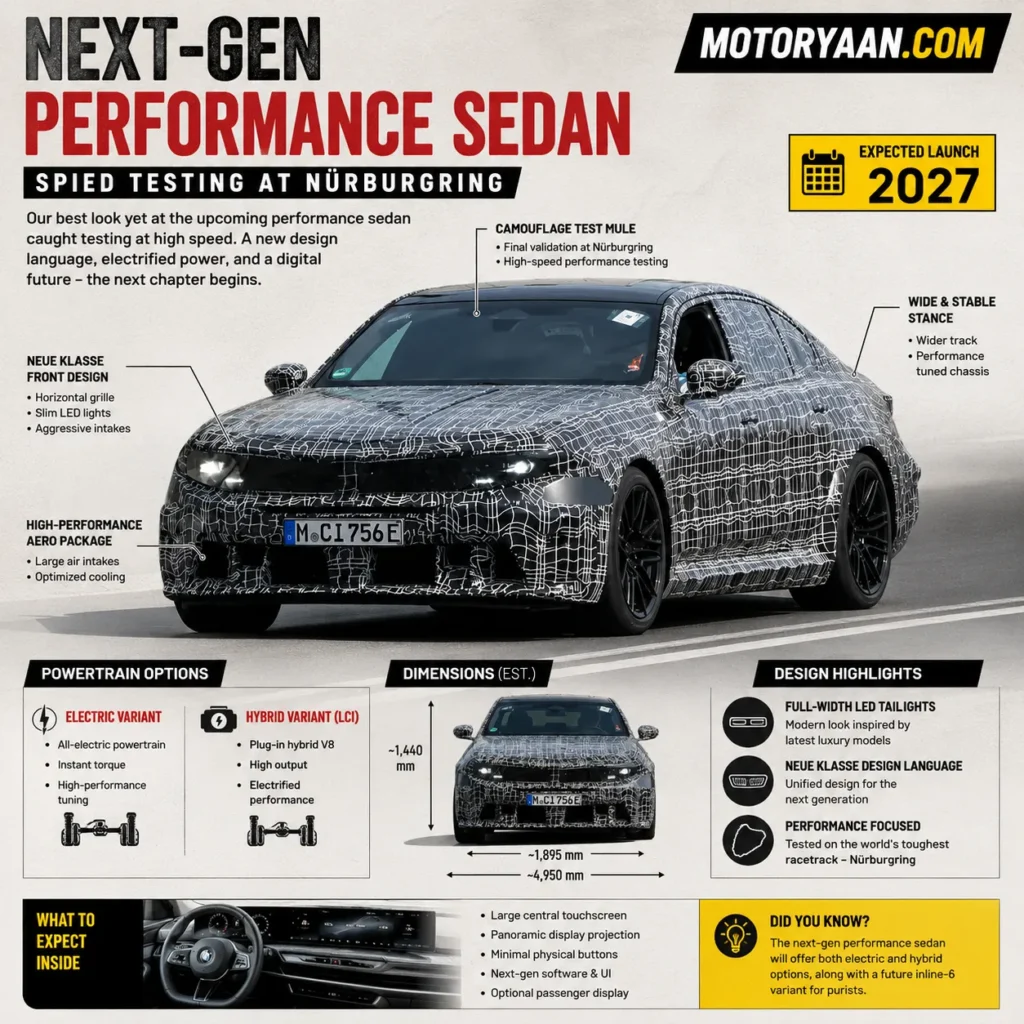 BMW M5 And Electric M3 Spied Testing
