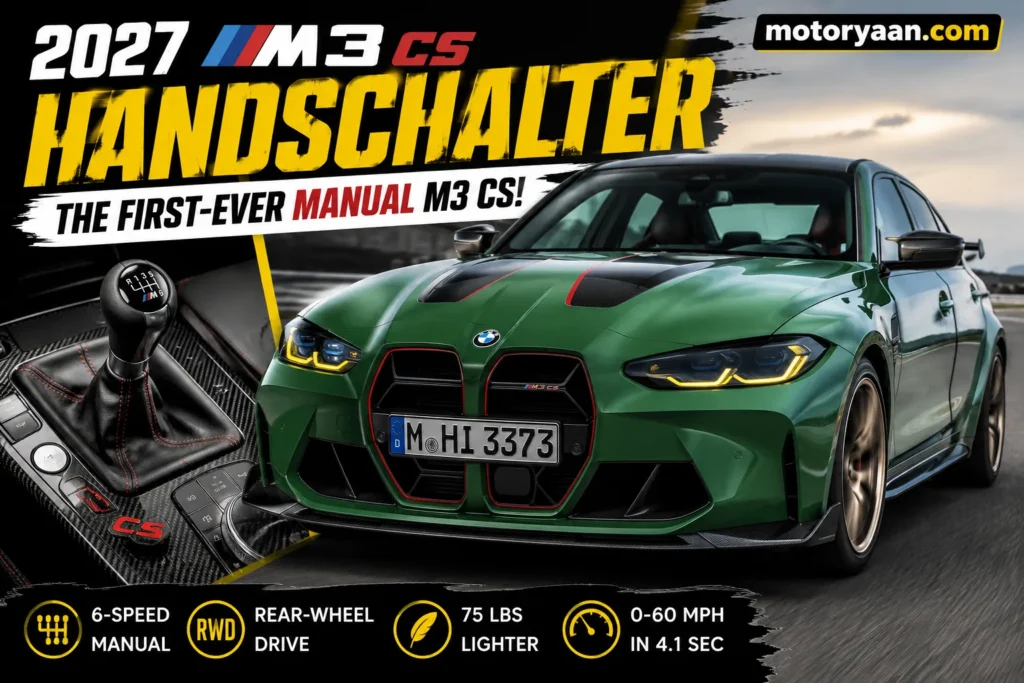2027 BMW M3 CS Handschalter
