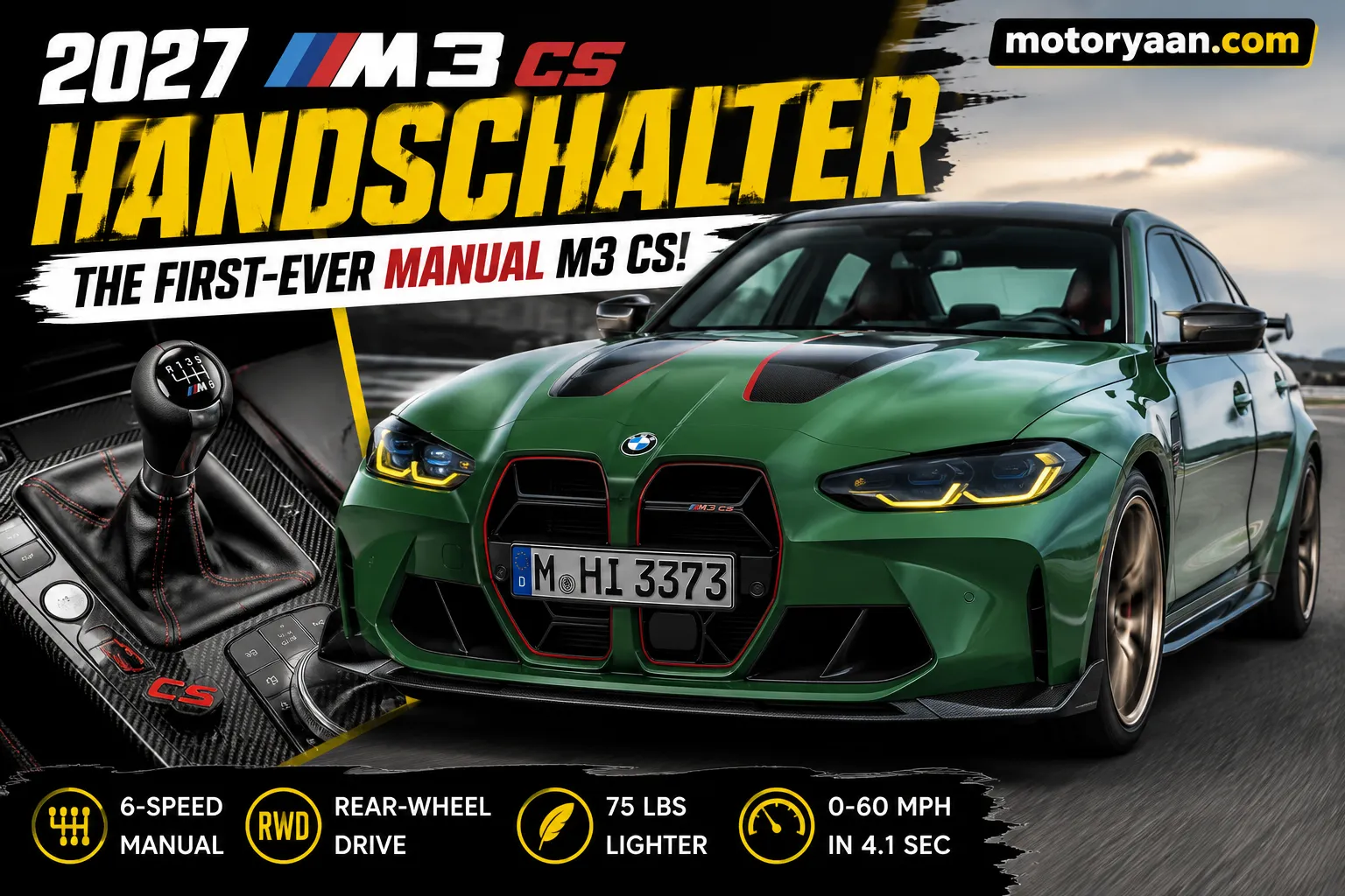 2027 BMW M3 CS Handschalter