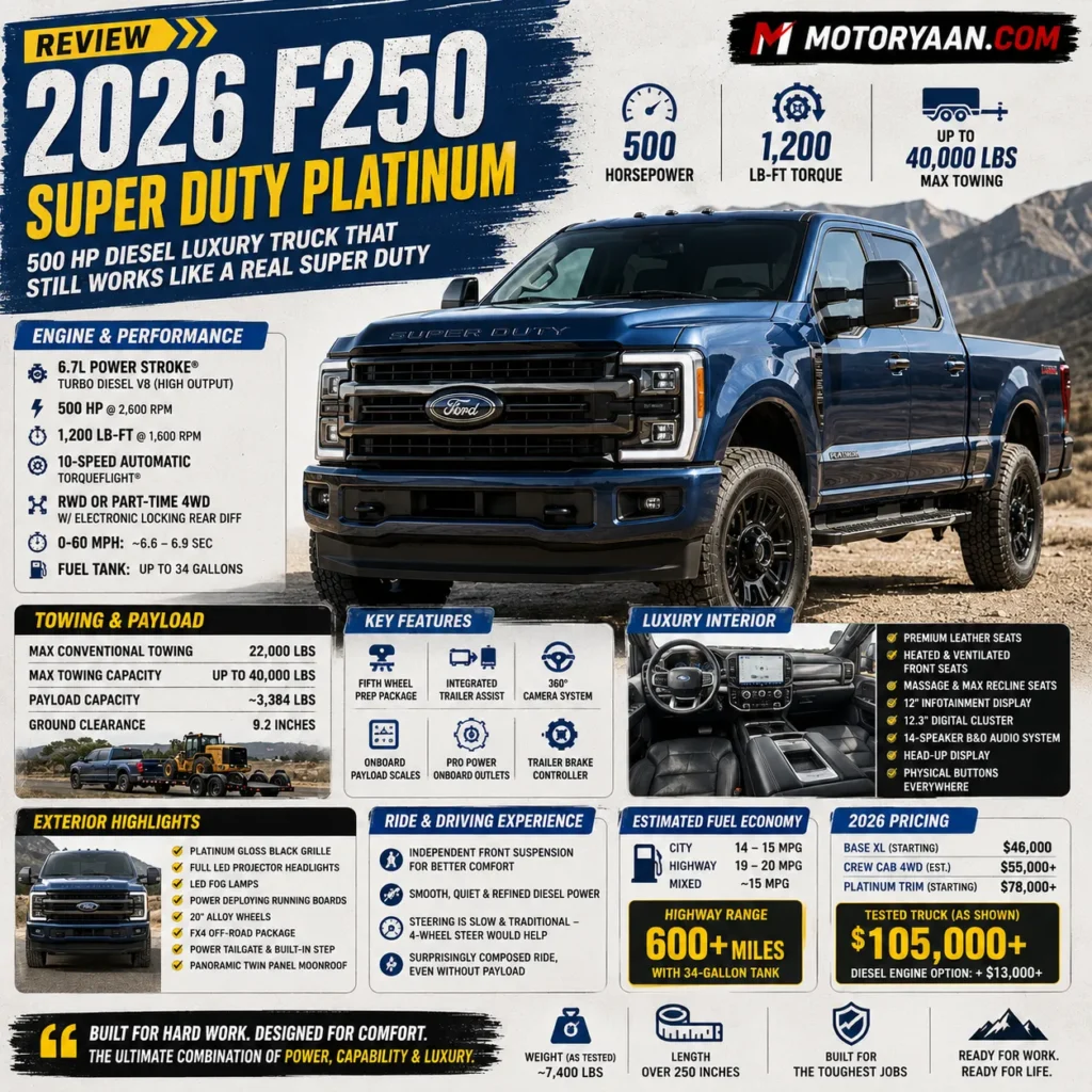 2026 Ford F250 Super Duty Platinum