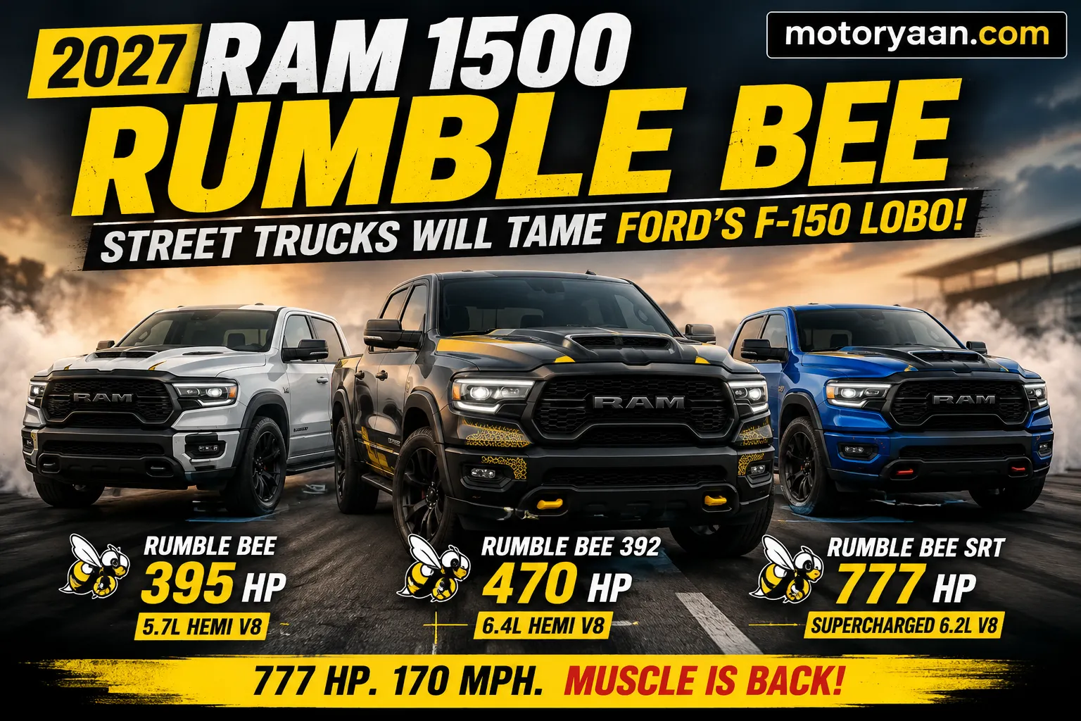 2027 Ram 1500 Rumble Bee