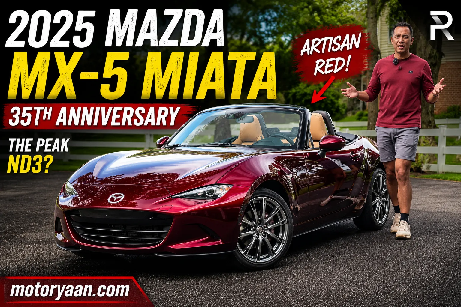 2025 Mazda MX5 Miata 35th Anniversary