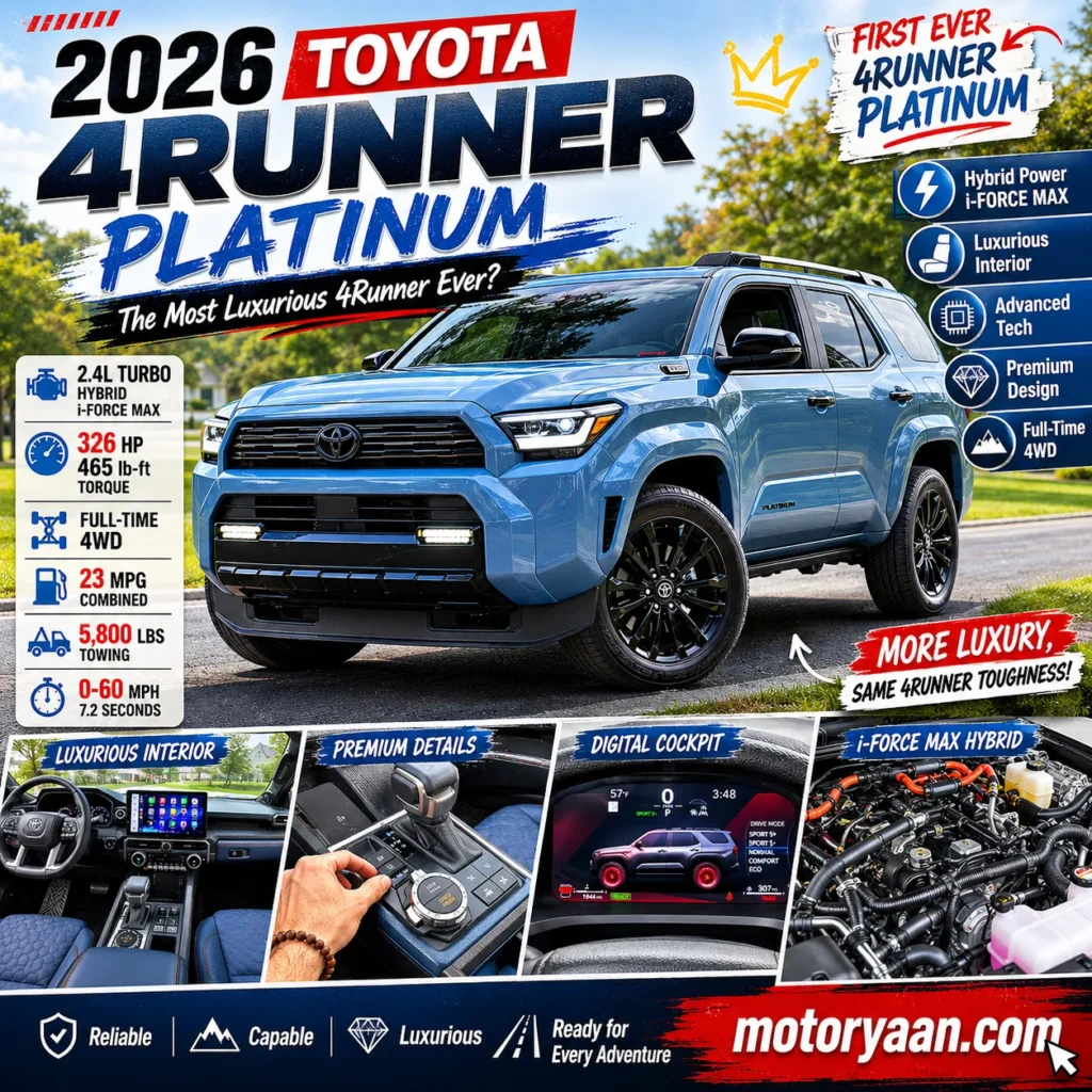 2026 Toyota 4Runner Platinum