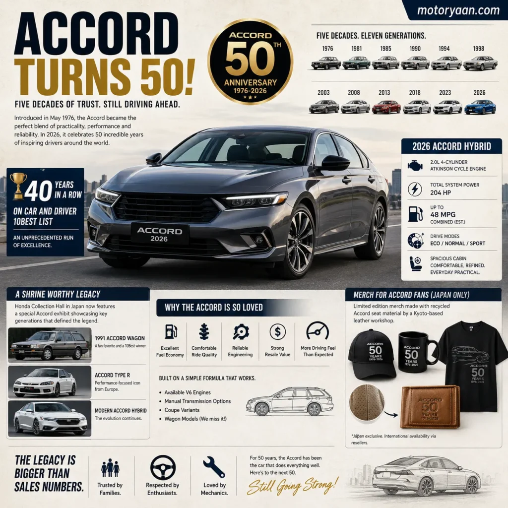 Honda Accord 50th Anniversary