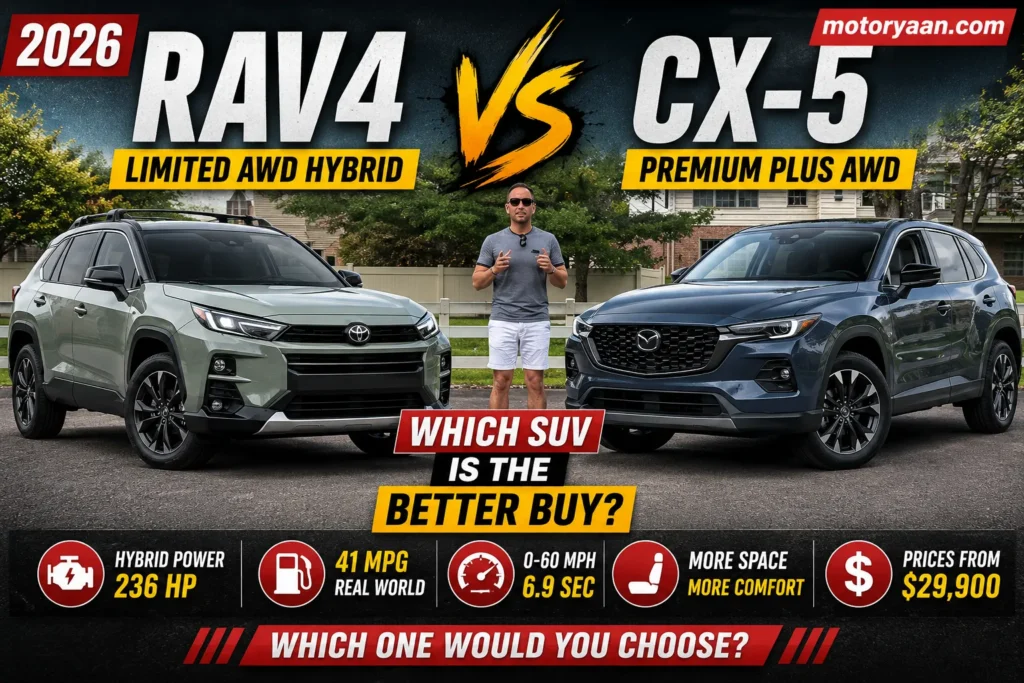 2026 Toyota RAV4 vs 2026 Mazda CX5