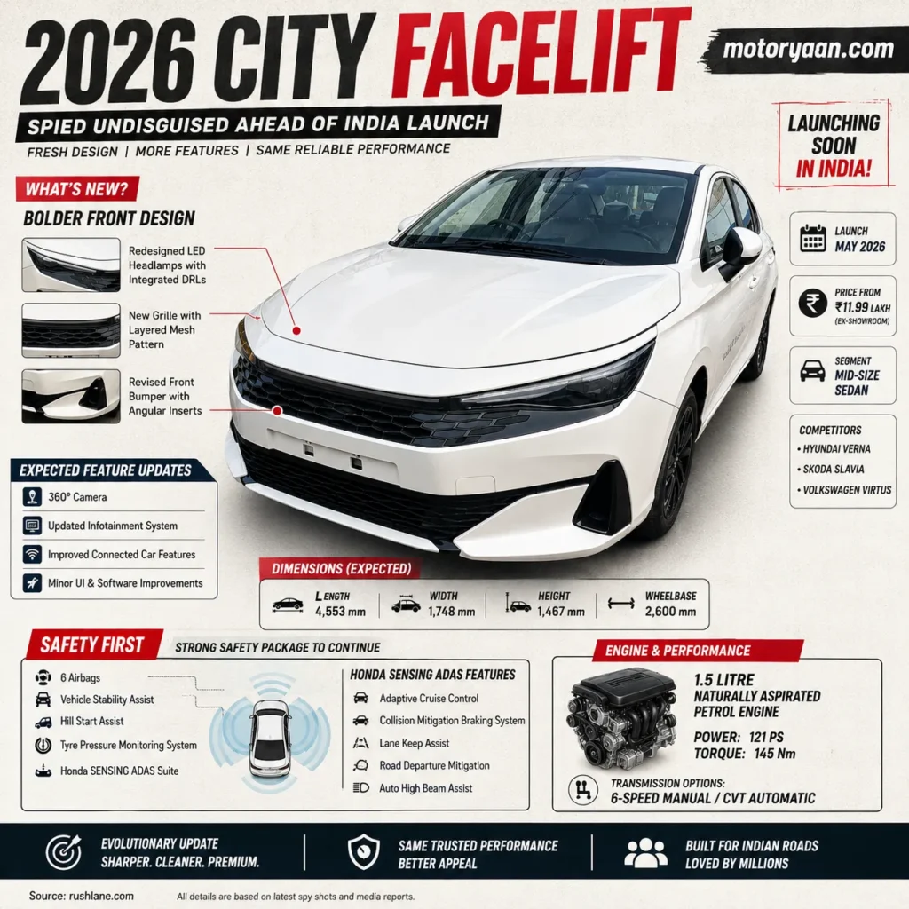 2026 Honda City Facelift