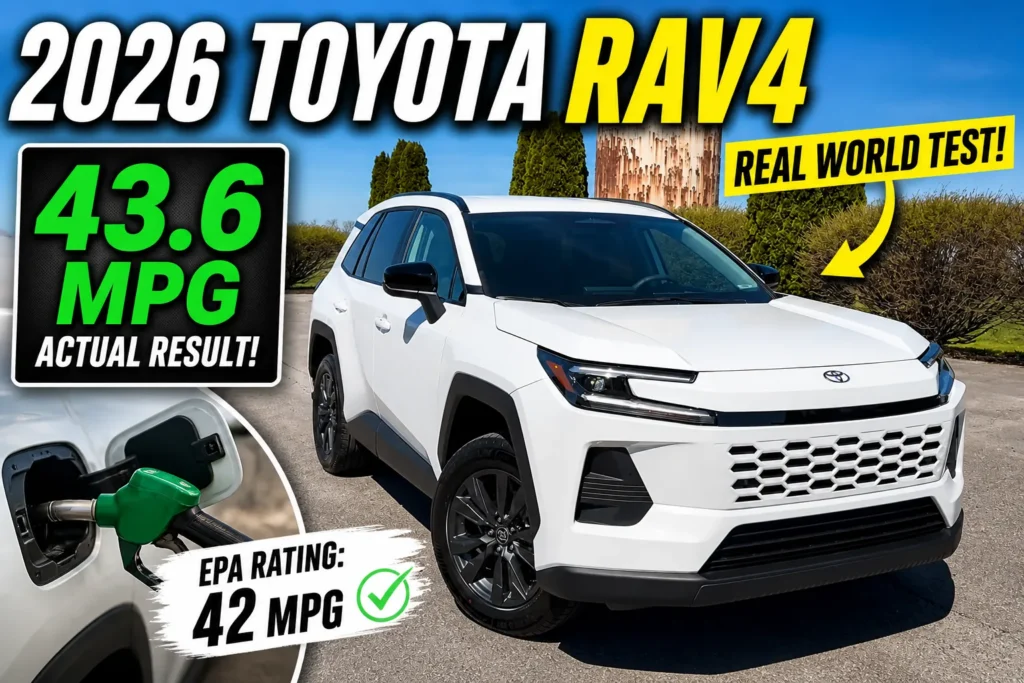 2026 Toyota RAV4 Hybrid Real World Mileage