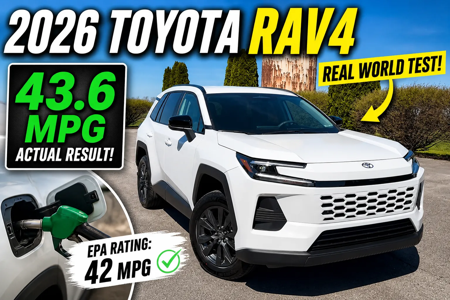 2026 Toyota RAV4 Hybrid Real World Mileage