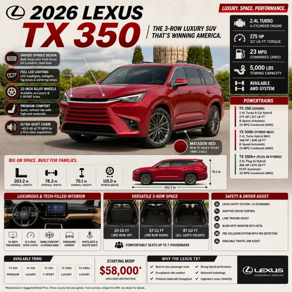 2026 Lexus TX