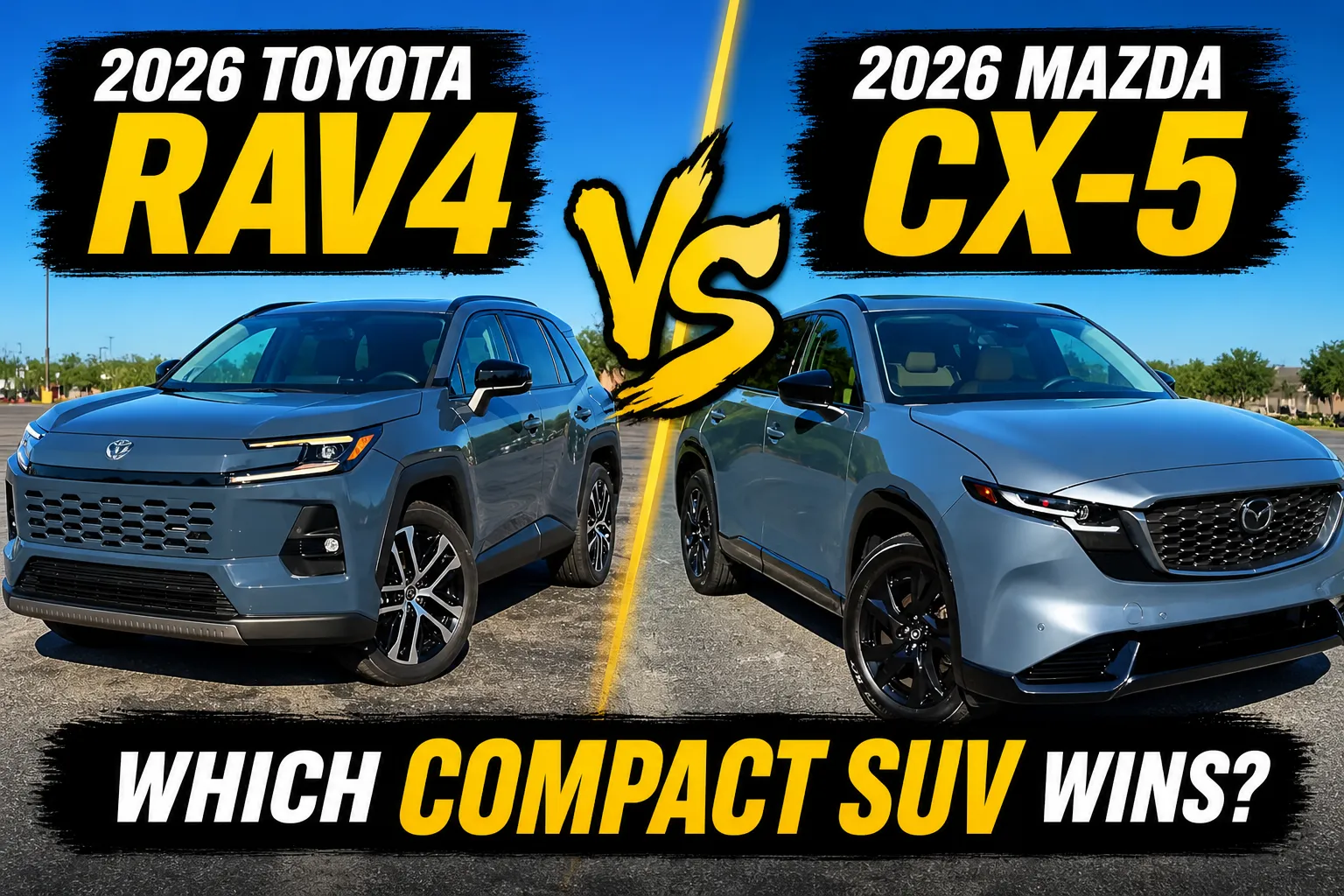 2026 Toyota RAV4 vs 2026 Mazda CX 5