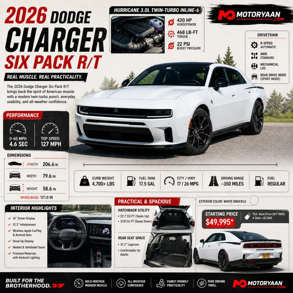 2026 Dodge Charger Six Pack RT