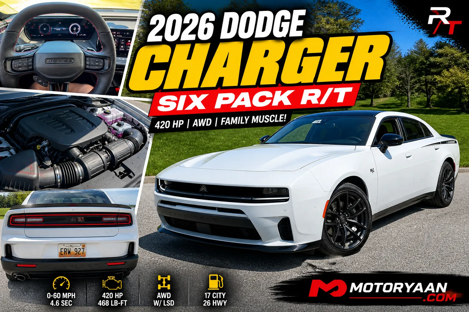 2026 Dodge Charger Six Pack RT