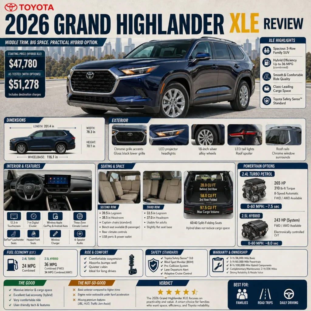 2026 Toyota Grand Highlander XLE