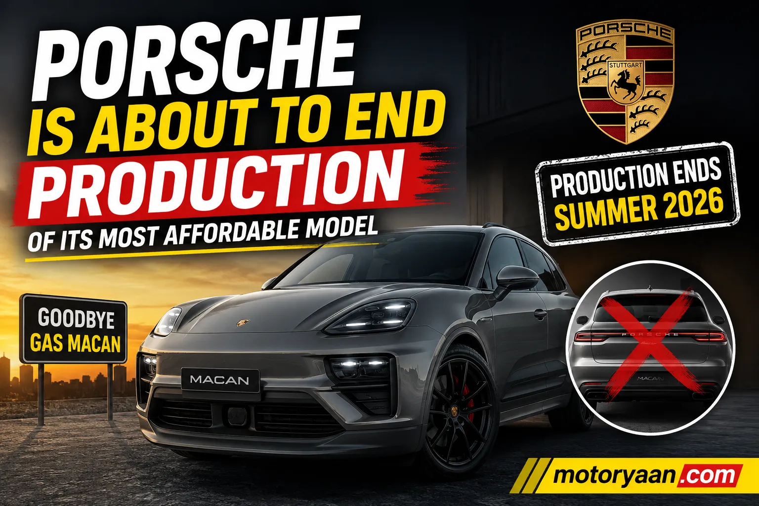 Porsche To End Gas Powered Macan Production