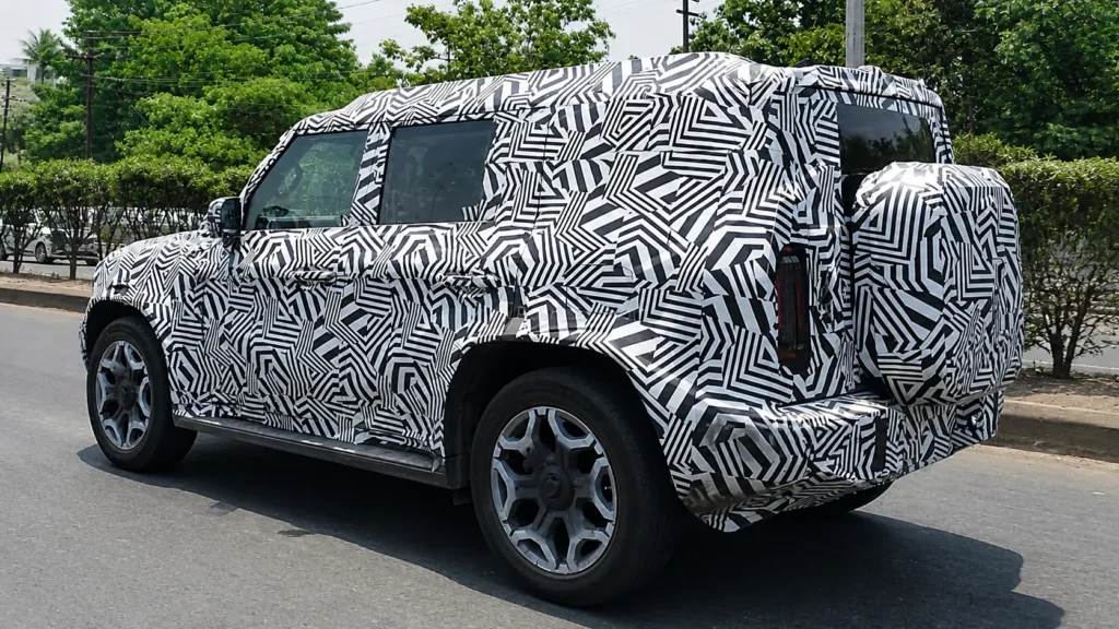 Upcoming JSW Chery Electric SUV Spied