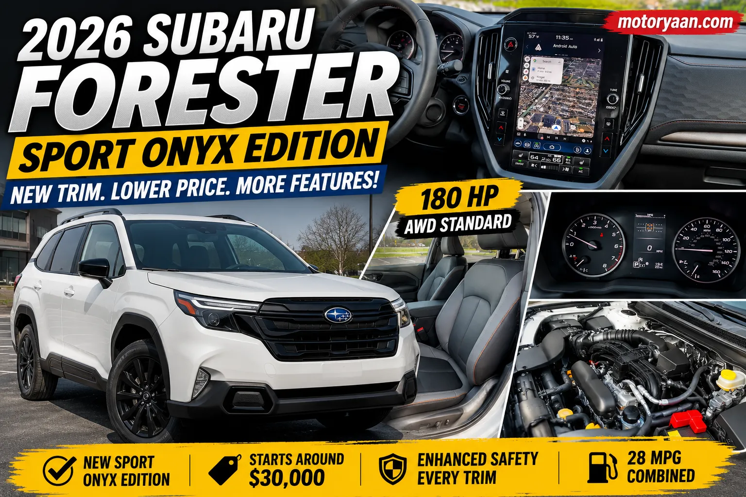 2026 Subaru Forester Sport Onyx Edition