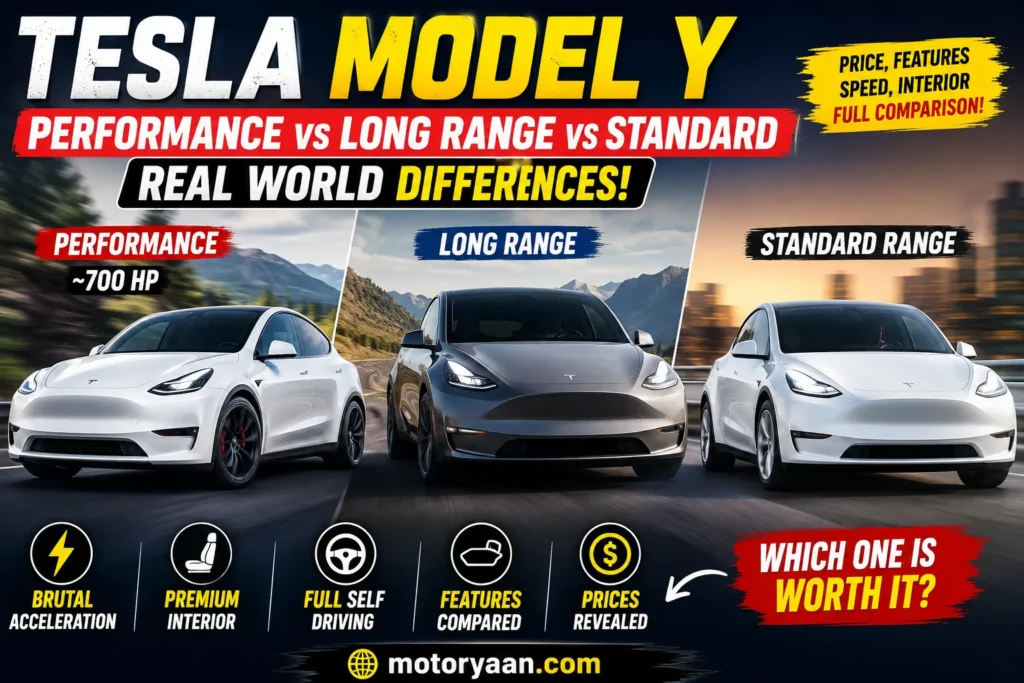 Tesla Model Y Performance vs Long Range vs Standard Range