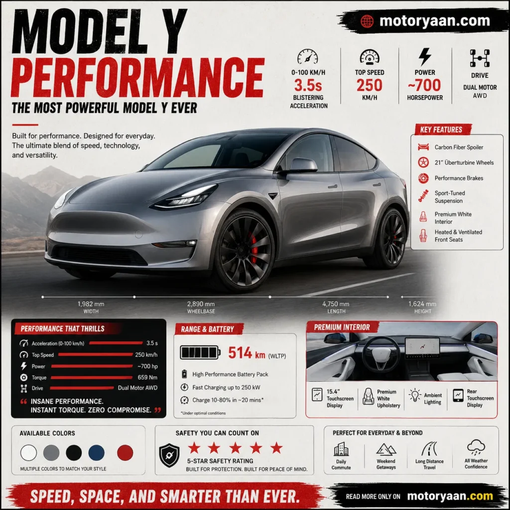 Tesla Model Y Performance vs Long Range vs Standard Range