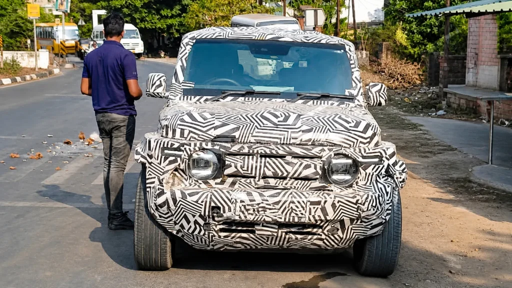 Upcoming JSW Chery Electric SUV Spied