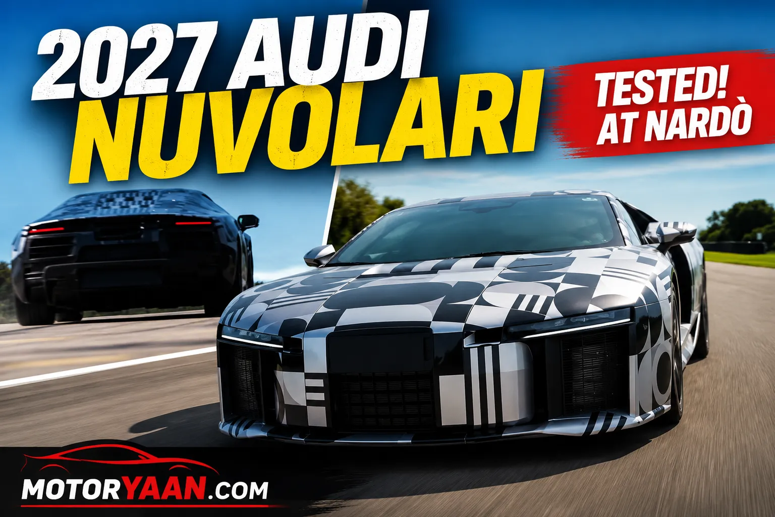 Audi Nuvolari Spotted Testing at Nardò Track