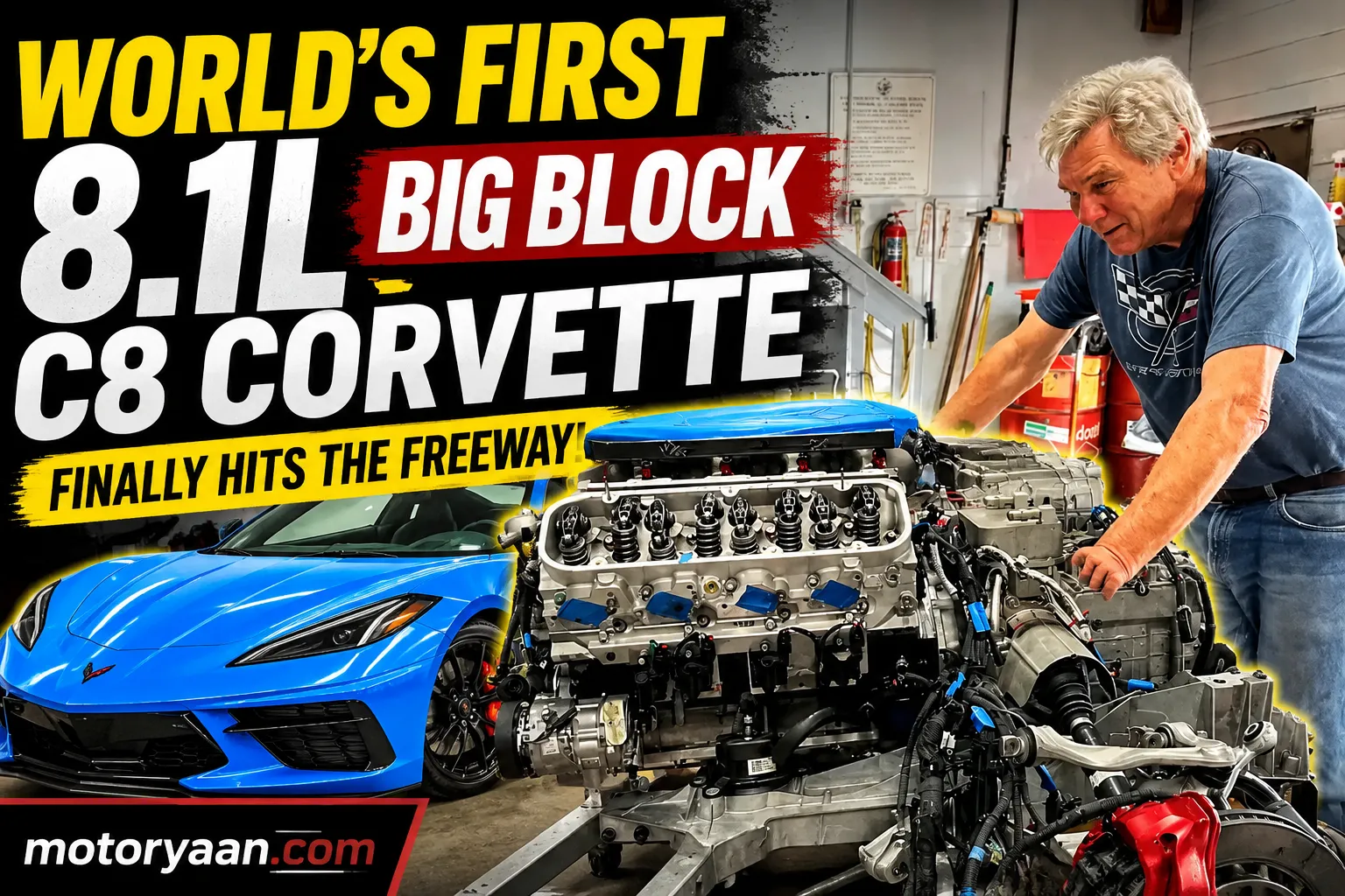 8.1L Big Block C8 Corvette