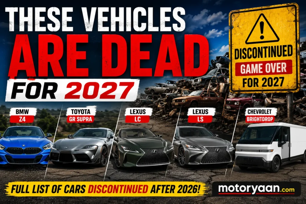 Cars Being Discontinued After 2026