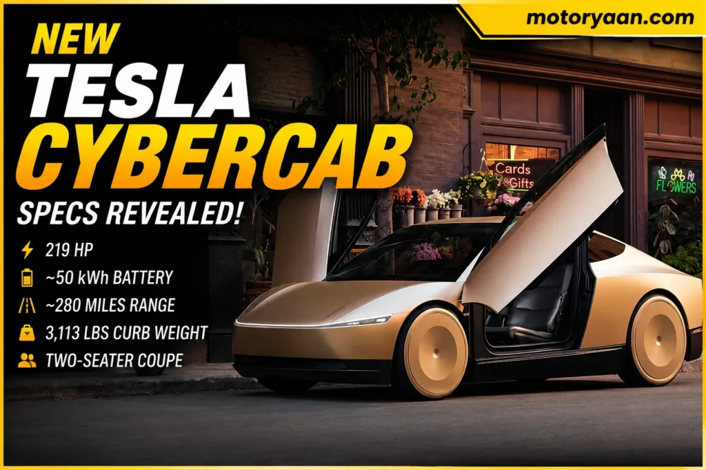 Tesla Cybercab Specs