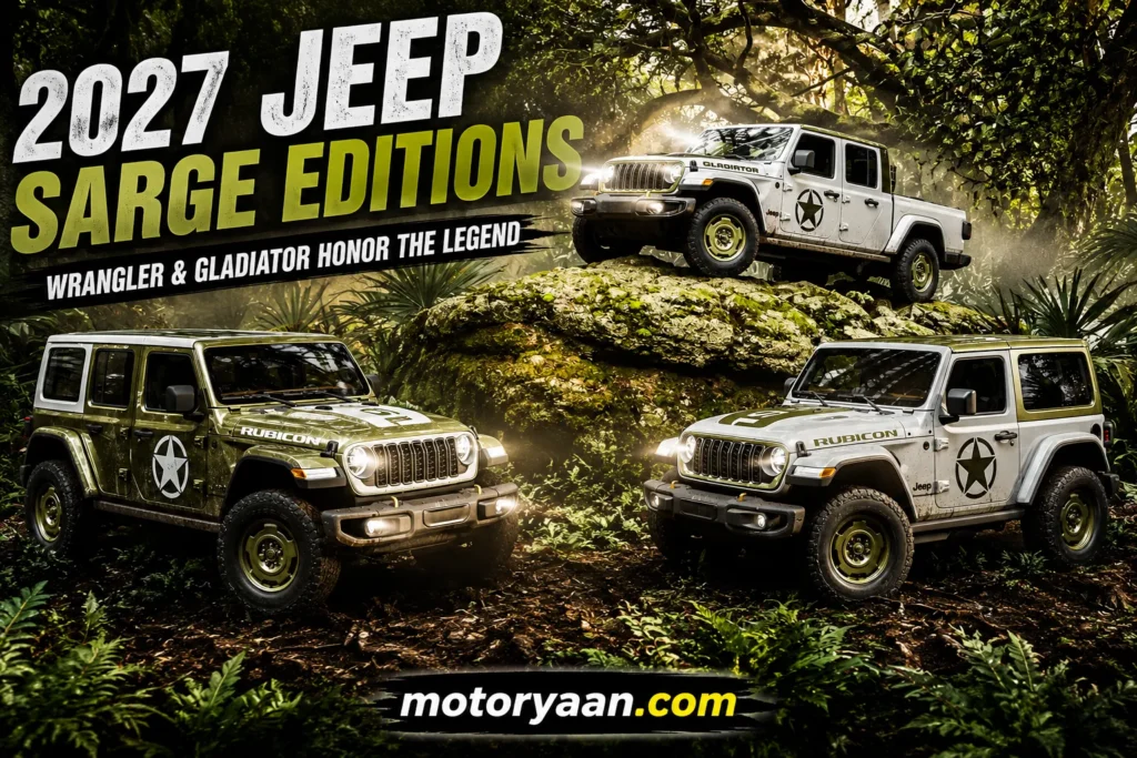 2027 Jeep Wrangler Sarge and Gladiator Sarge