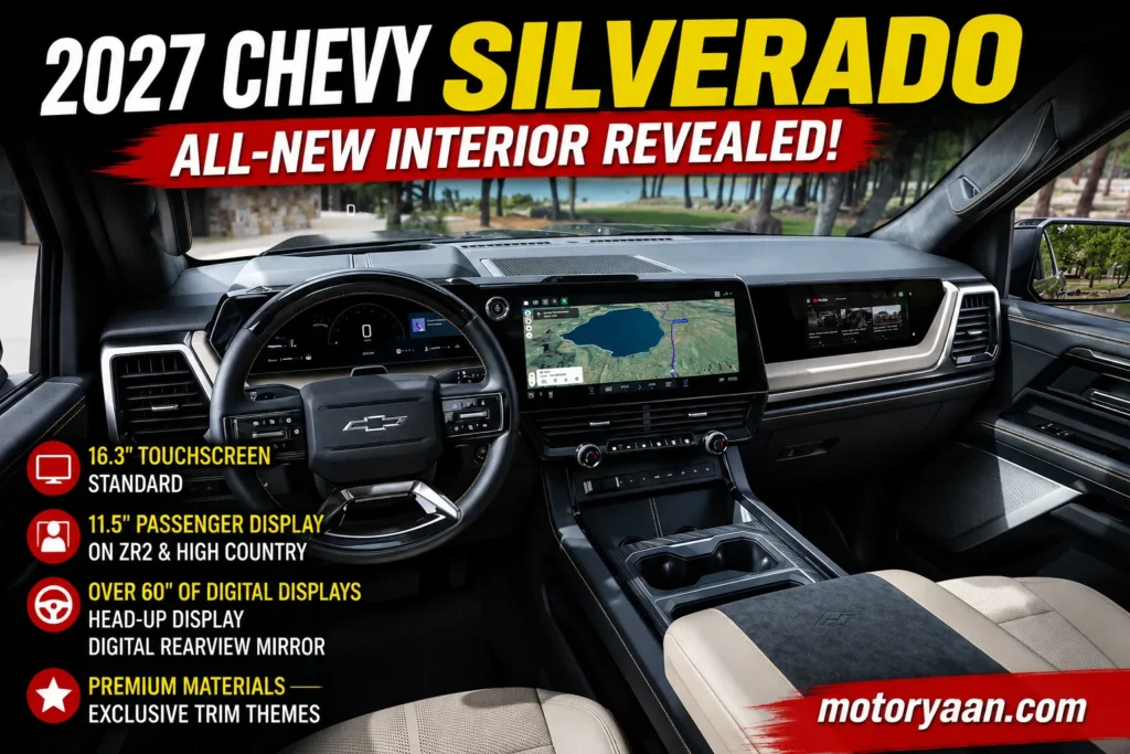 2027 Chevrolet Silverado Interior