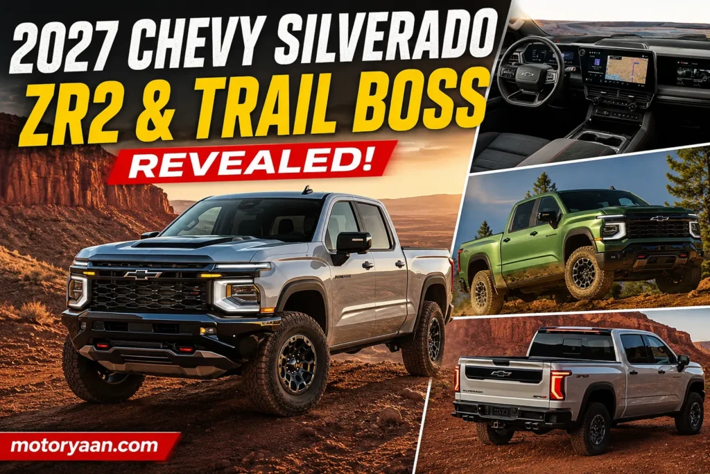 2027 Chevy Silverado ZR2 and Trail Boss