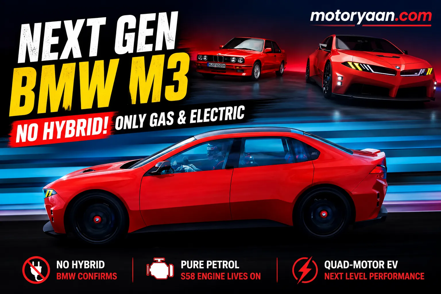Next Generation M3 Will Skip Hybrid Power