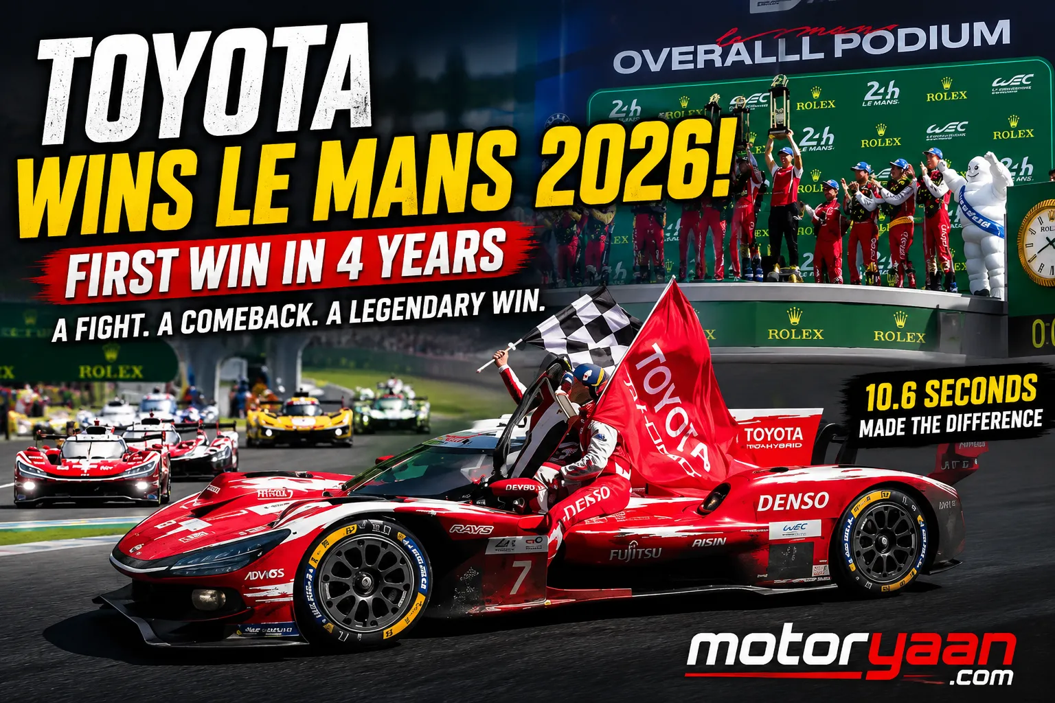Toyota Ends Four Year Le Mans Drought
