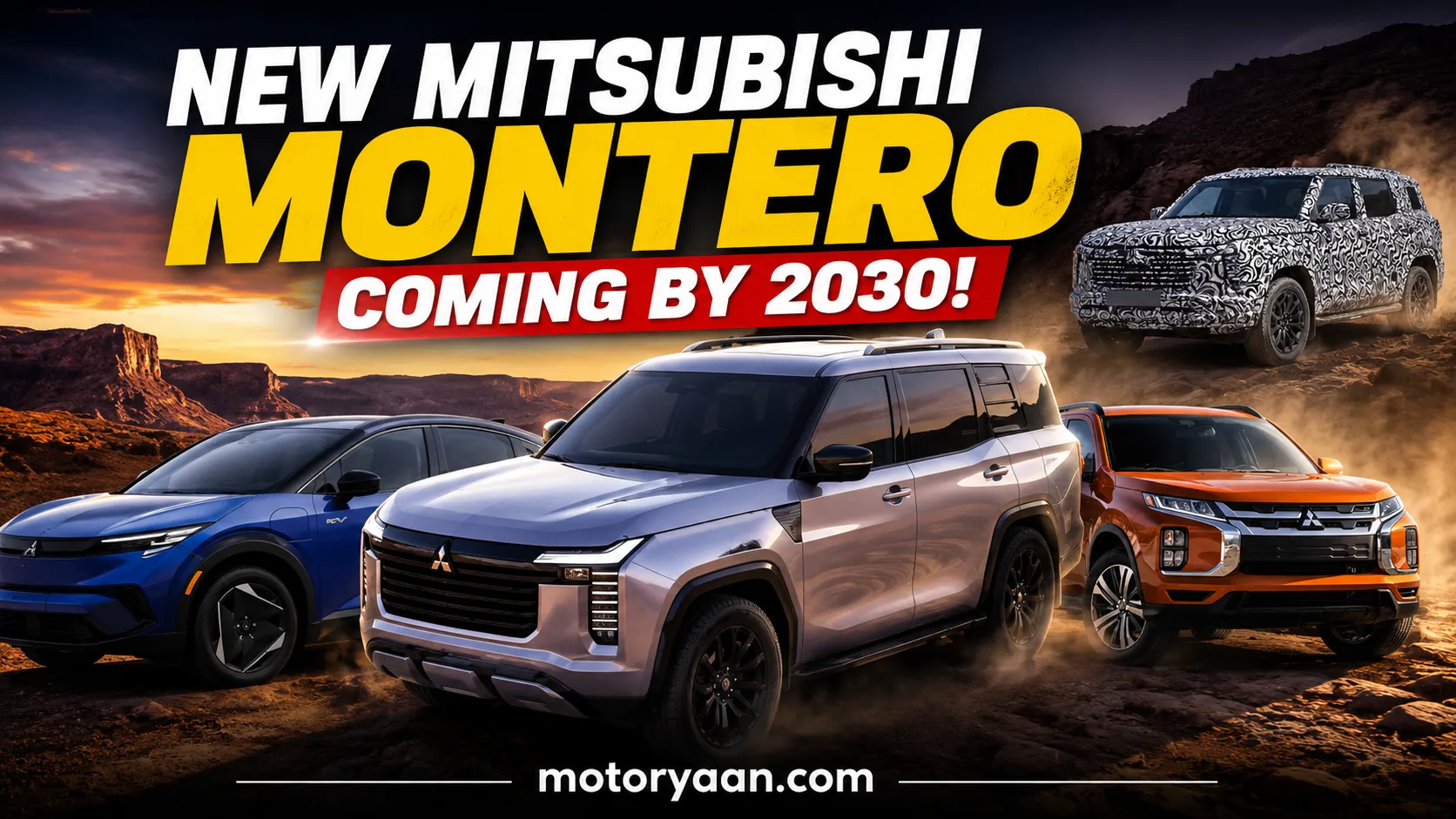 New Mitsubishi Montero Confirmed for North America