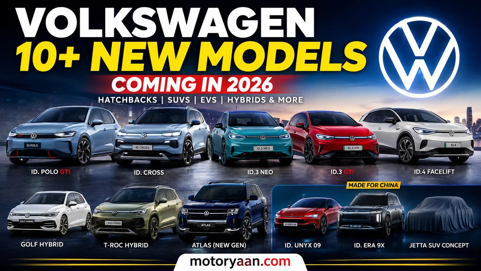 Volkswagen 2026 Models
