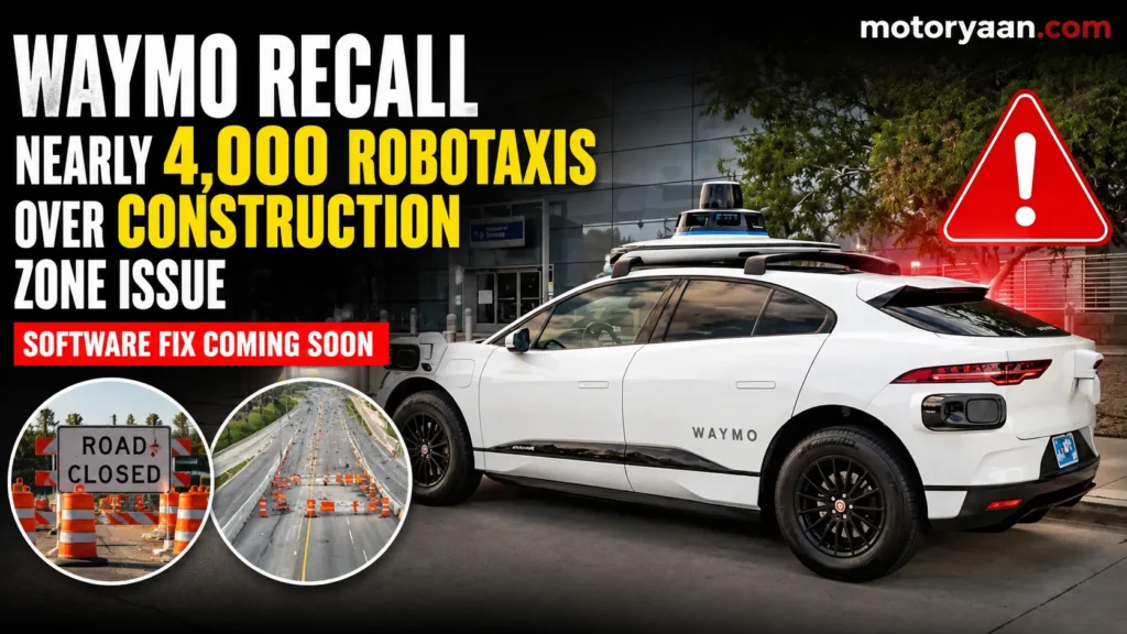 Waymo Freeway Construction Zone Issue