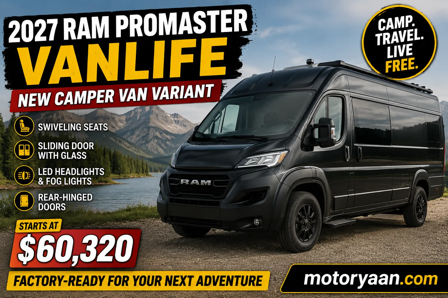 2027 Ram ProMaster Vanlife