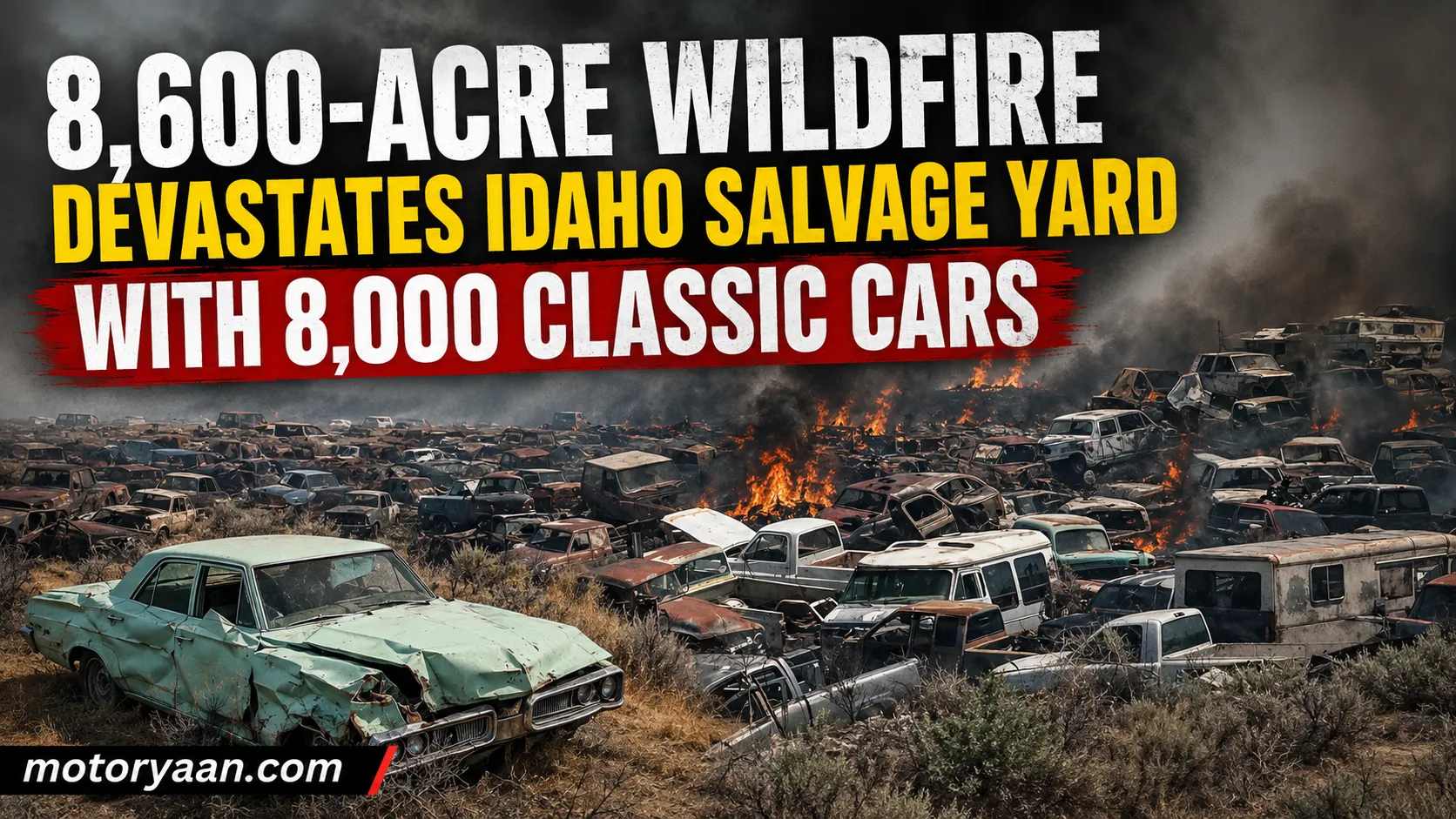 Idaho Salvage Yard Wildfire