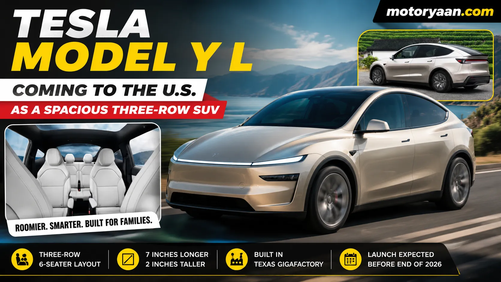 Tesla Model Y L U.S. Launch